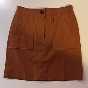 Ann Taylor Factory Tan Mini Skirt